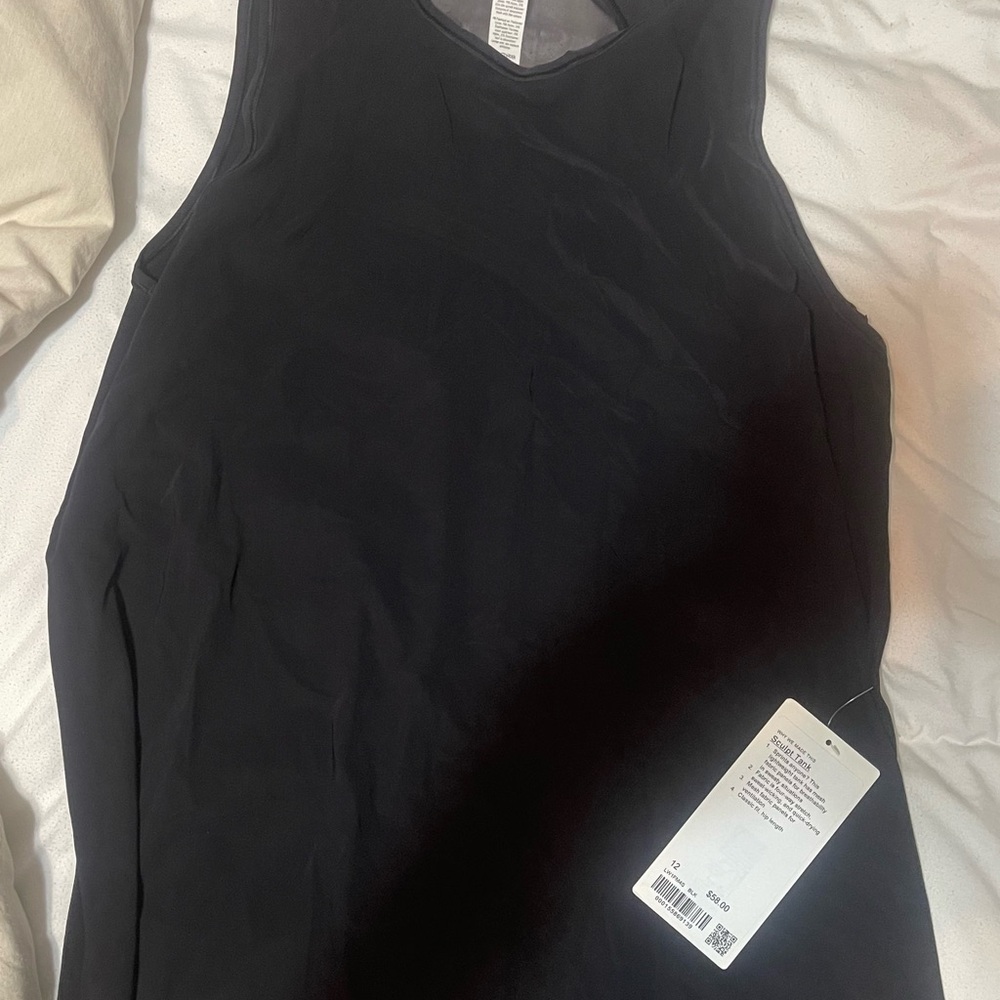 Lululemon Black Sleeveless Tank Top